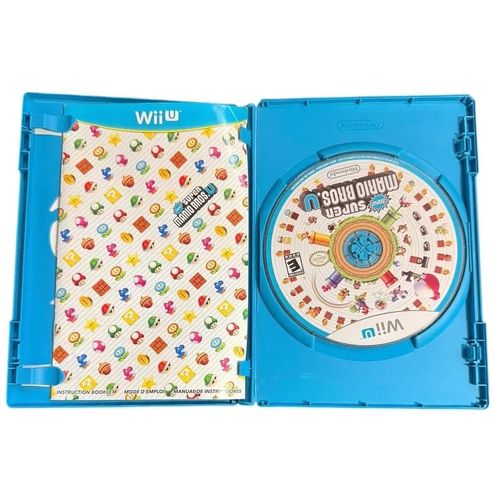 New Super Mario Bros. U (Nintendo Wii U, 2012) Authentic CIB Tested